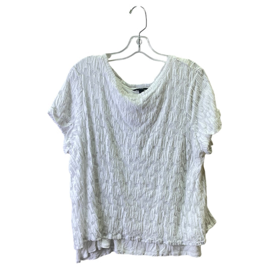 Top Ss By Simply Vera In White, Size:Xl