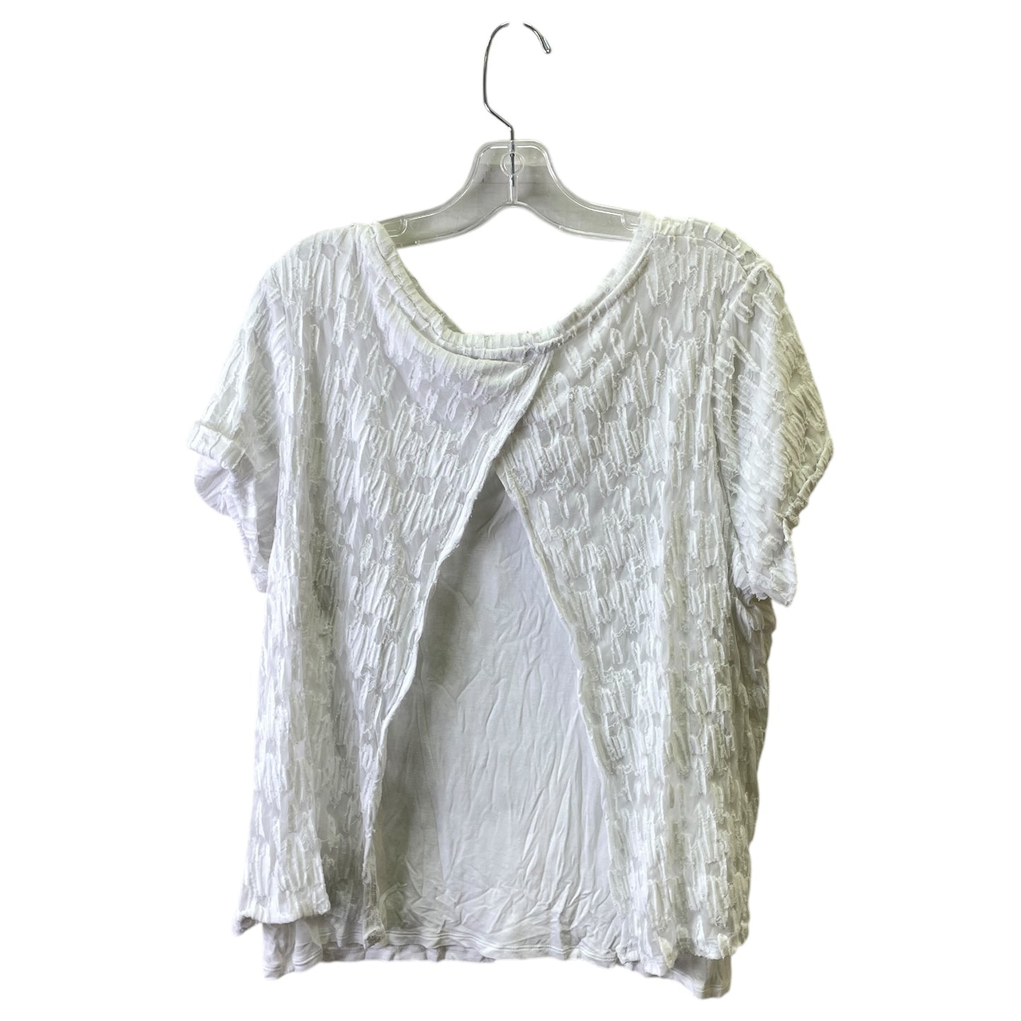 Top Ss By Simply Vera In White, Size:Xl