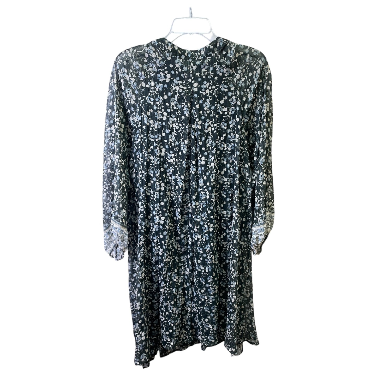 Dress Casual Midi By Free People In Black & Cream, Size:M