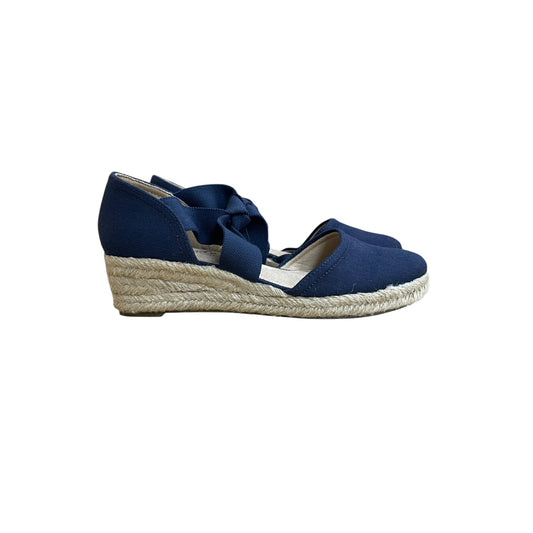 Shoes Heels Platform By Life Stride In Blue, Size:7.5
