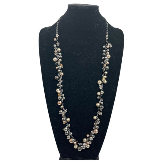 Necklace Statement By Cme In Grey