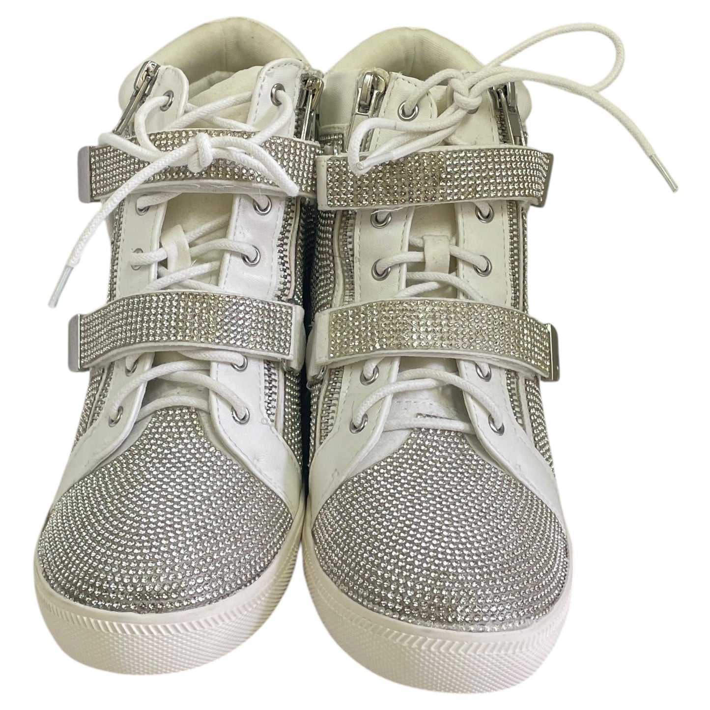 Shoes Sneakers By Inc In Silver, Size:9