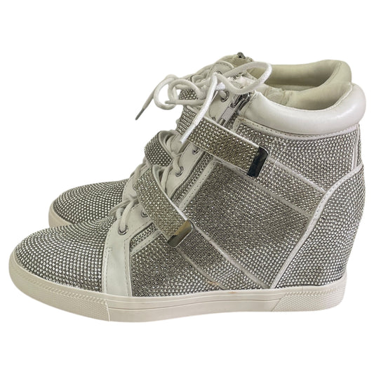 Shoes Sneakers By Inc In Silver, Size:9