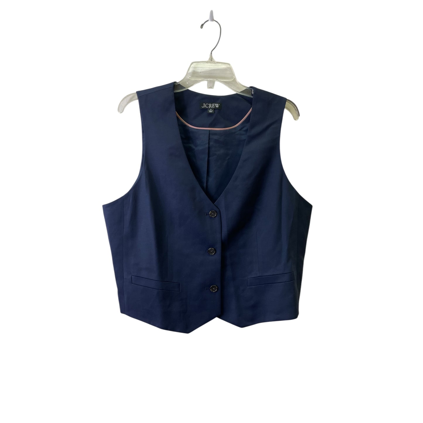 Vest Other By J. Crew In Blue, Size:Xl