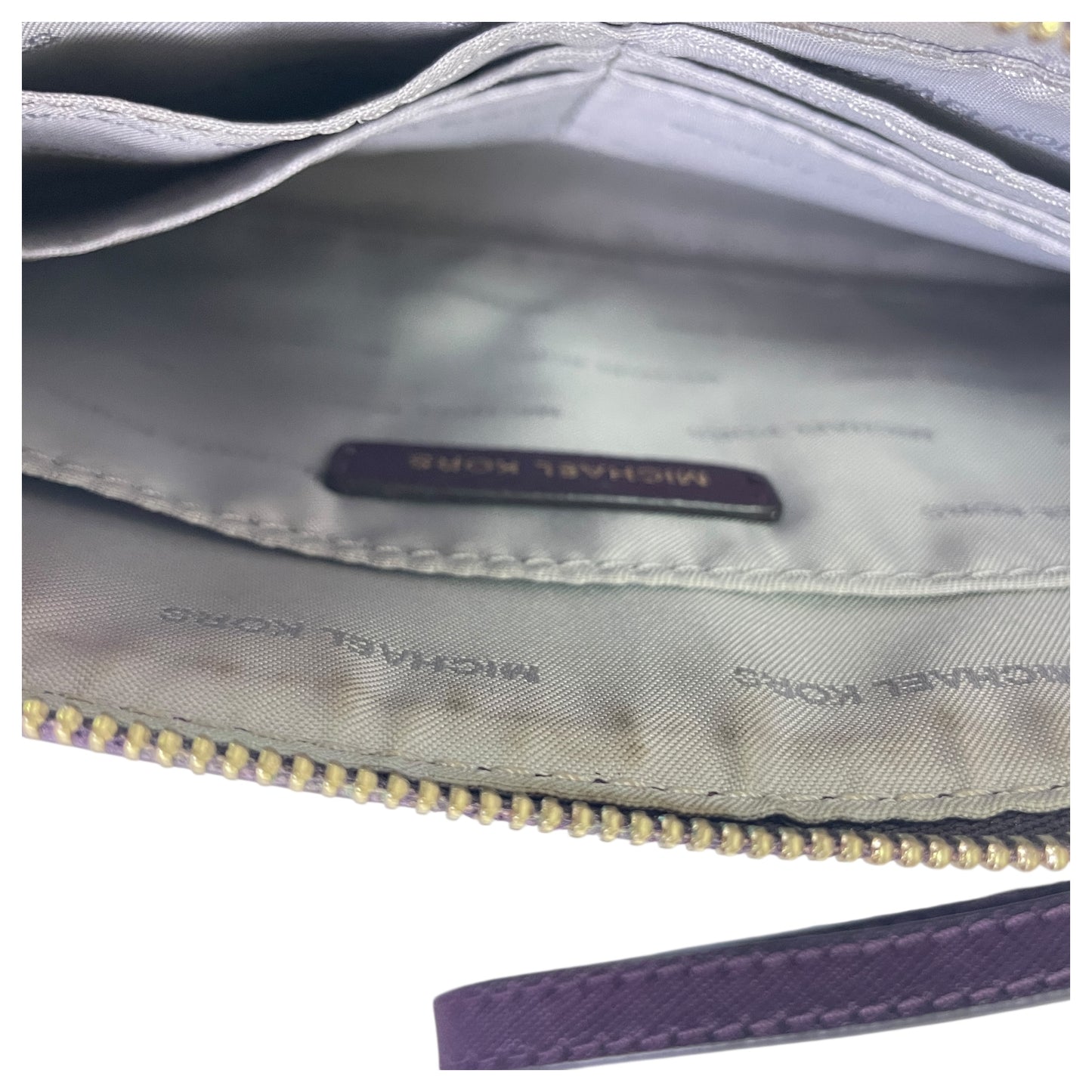 Wristlet Designer By Michael Kors In Maroon, Size:Medium