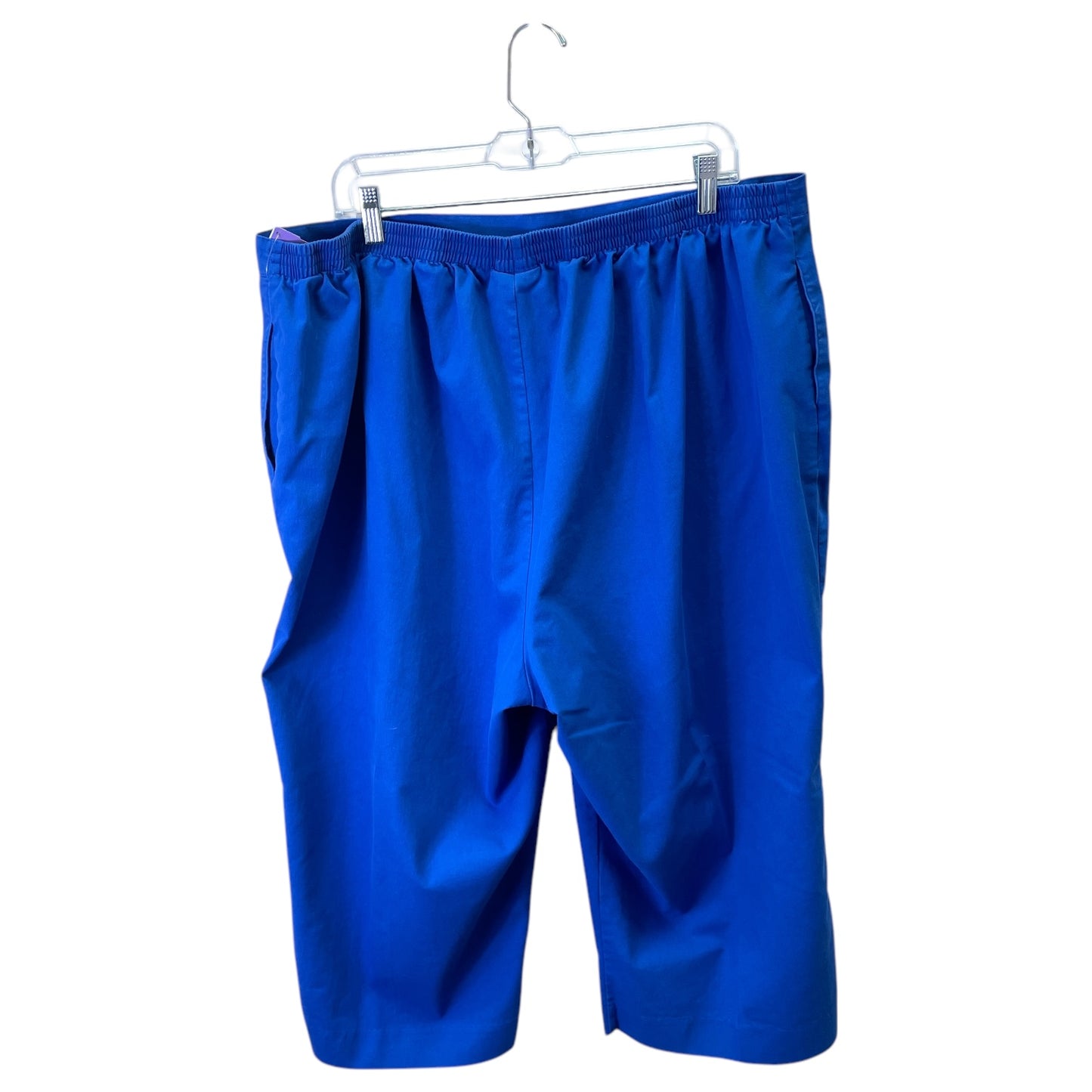 Capris By Alfred Dunner In Blue, Size:22