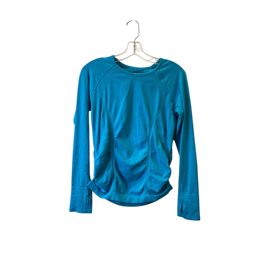 Athletic Top Ls Crewneck By Athleta In Blue, Size:S