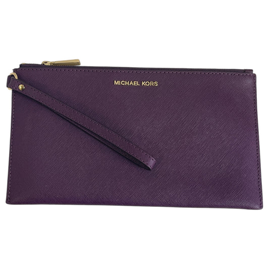Wristlet Designer By Michael Kors In Maroon, Size:Medium