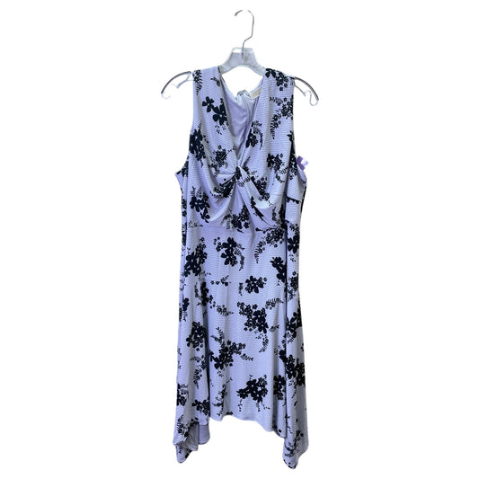 Dress Designer By Michael Kors In Purple, Size:2X