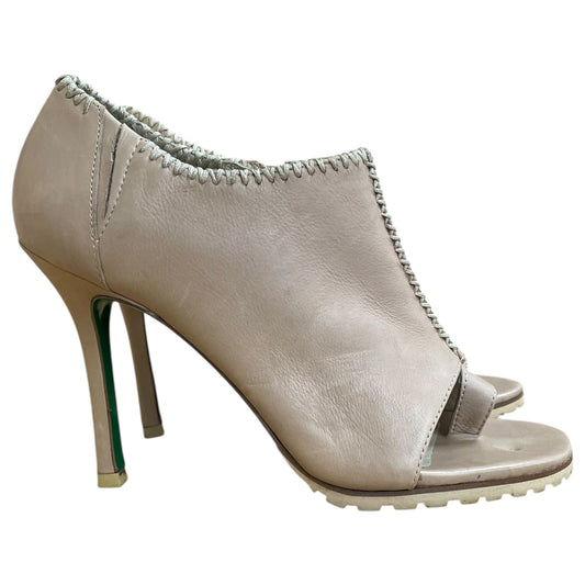 Sandals Heels Stiletto By Donald Pliner In Tan, Size:6.5