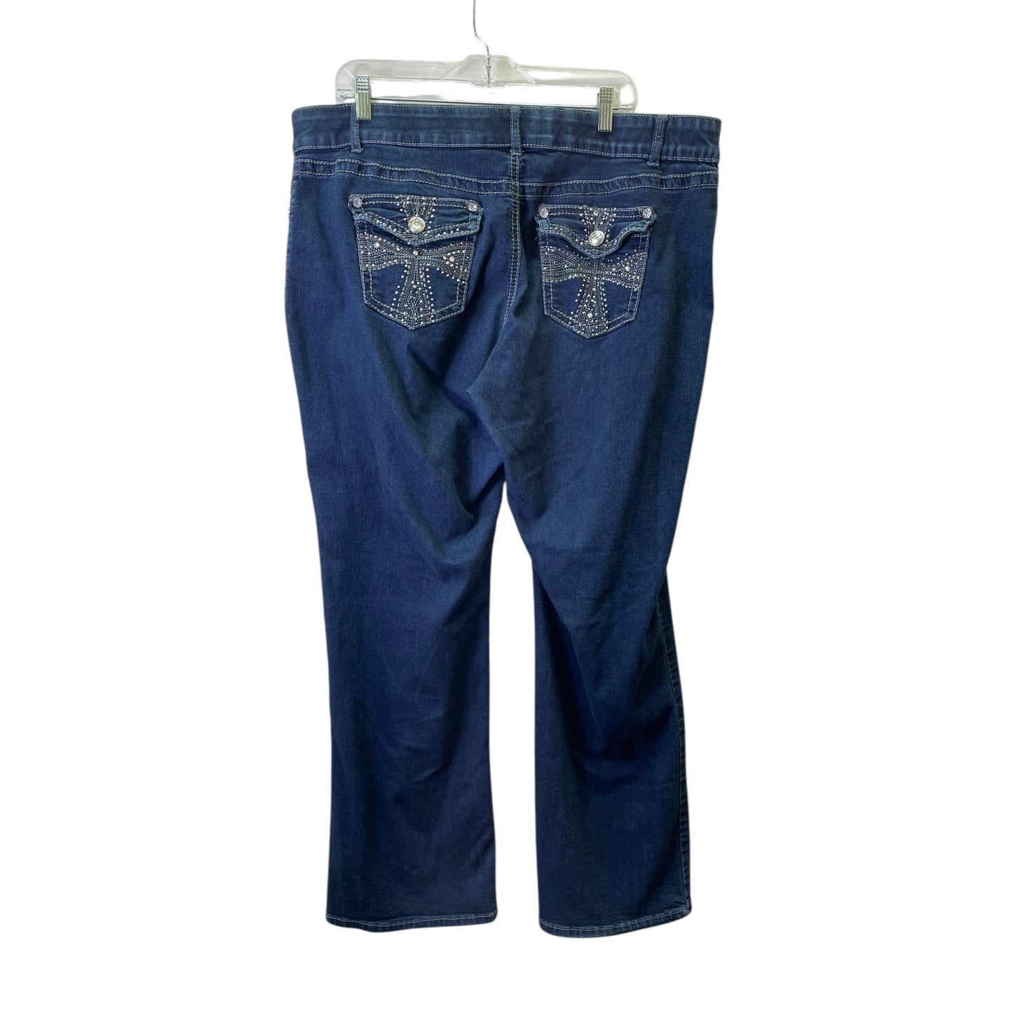 Jeans Boot Cut By Apt 9 In Blue, Size:20