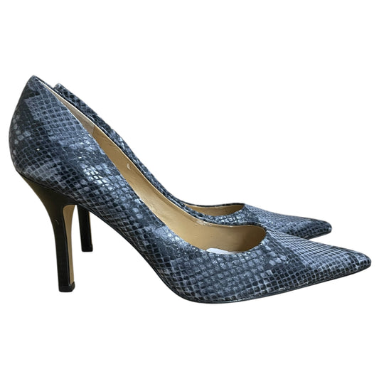 Shoes Heels Stiletto By Nine West In Snakeskin Print, Size:6.5