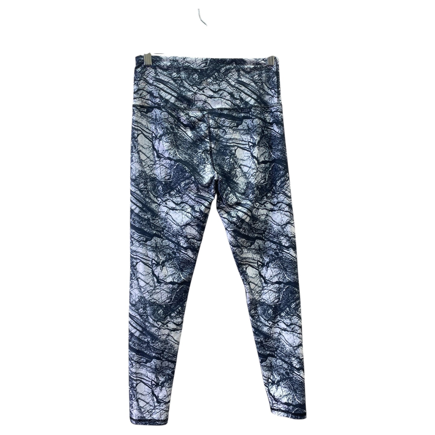 Athletic Leggings By Kyodan In Black & White, Size:M