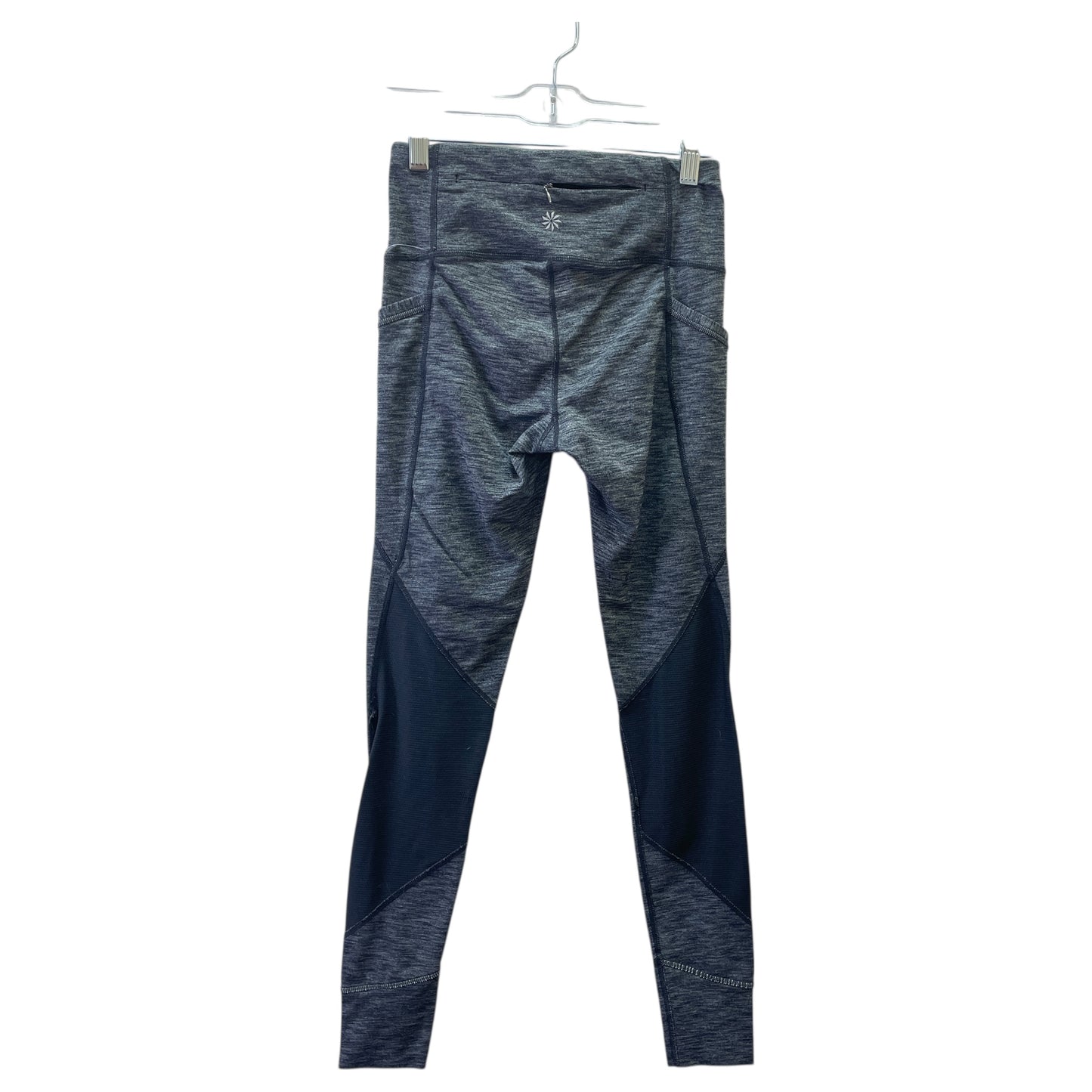 Athletic Leggings By Athleta In Black & Grey, Size:Xs