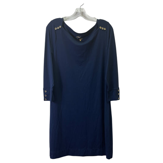 Dress Designer By Lilly Pulitzer In Navy, Size:L
