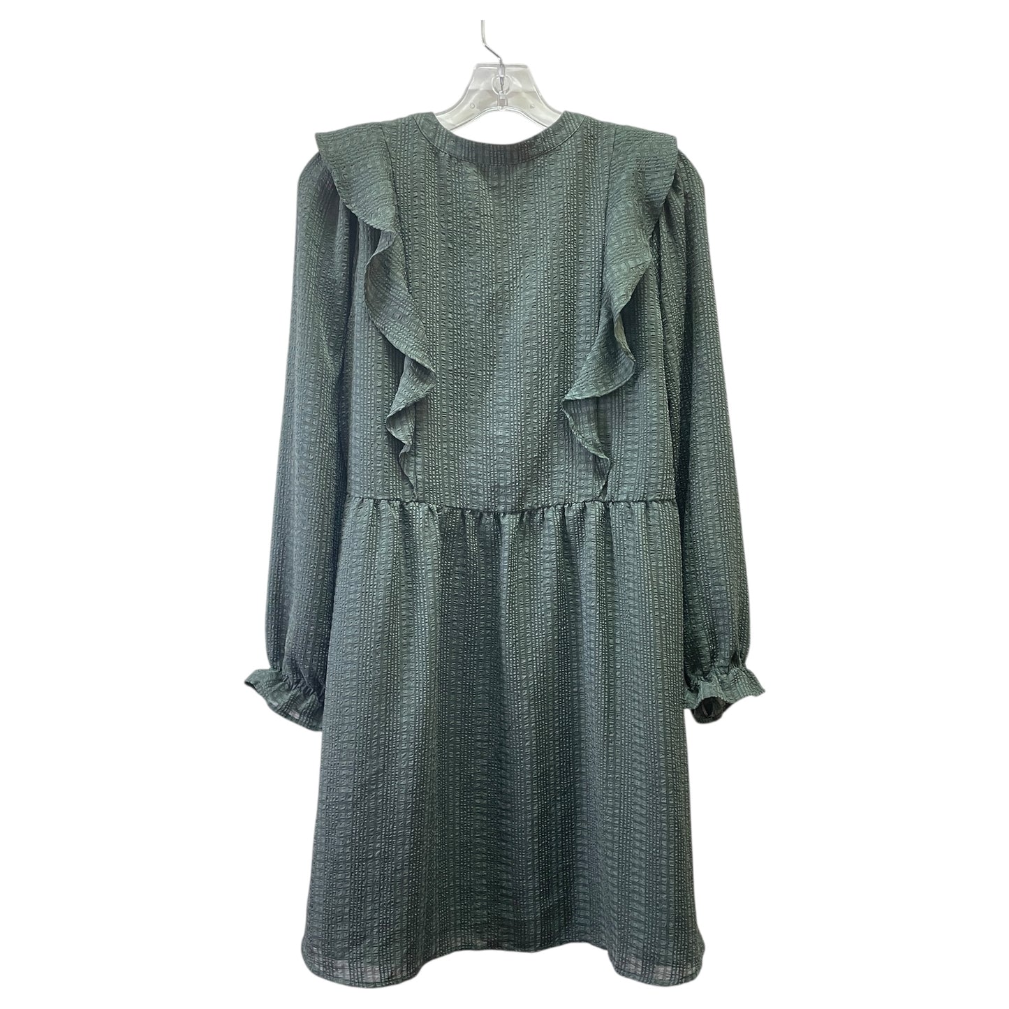 Dress Casual Midi By Loft In Green, Size:M