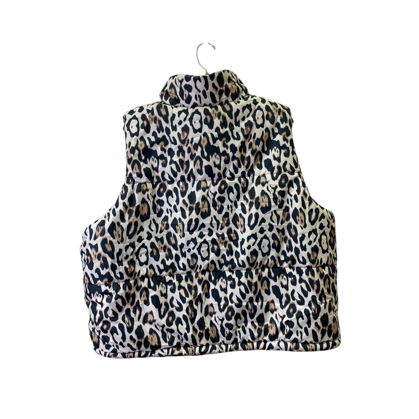 Vest Puffer & Quilted By Jolie & Joy In Animal Print, Size:3X