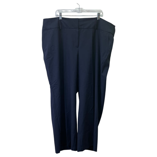 Pants Wide Leg By Lane Bryant In Navy, Size:24