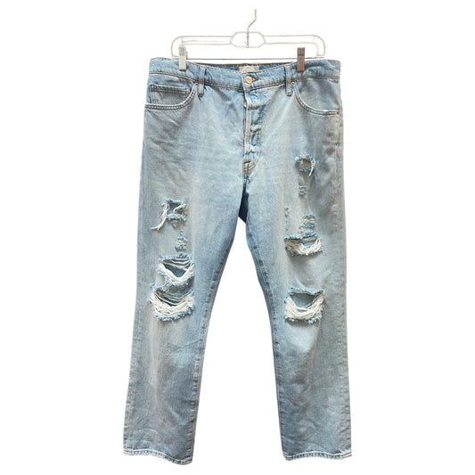 Jeans Boot Cut By Frame In Blue, Size:10