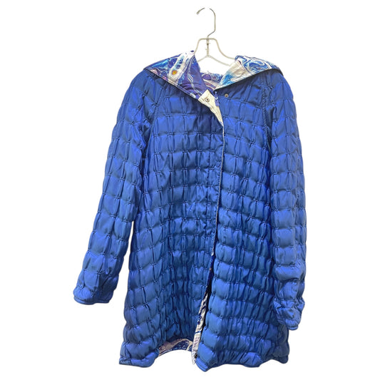 Coat Puffer & Quilted By UBU In Blue, Size:S