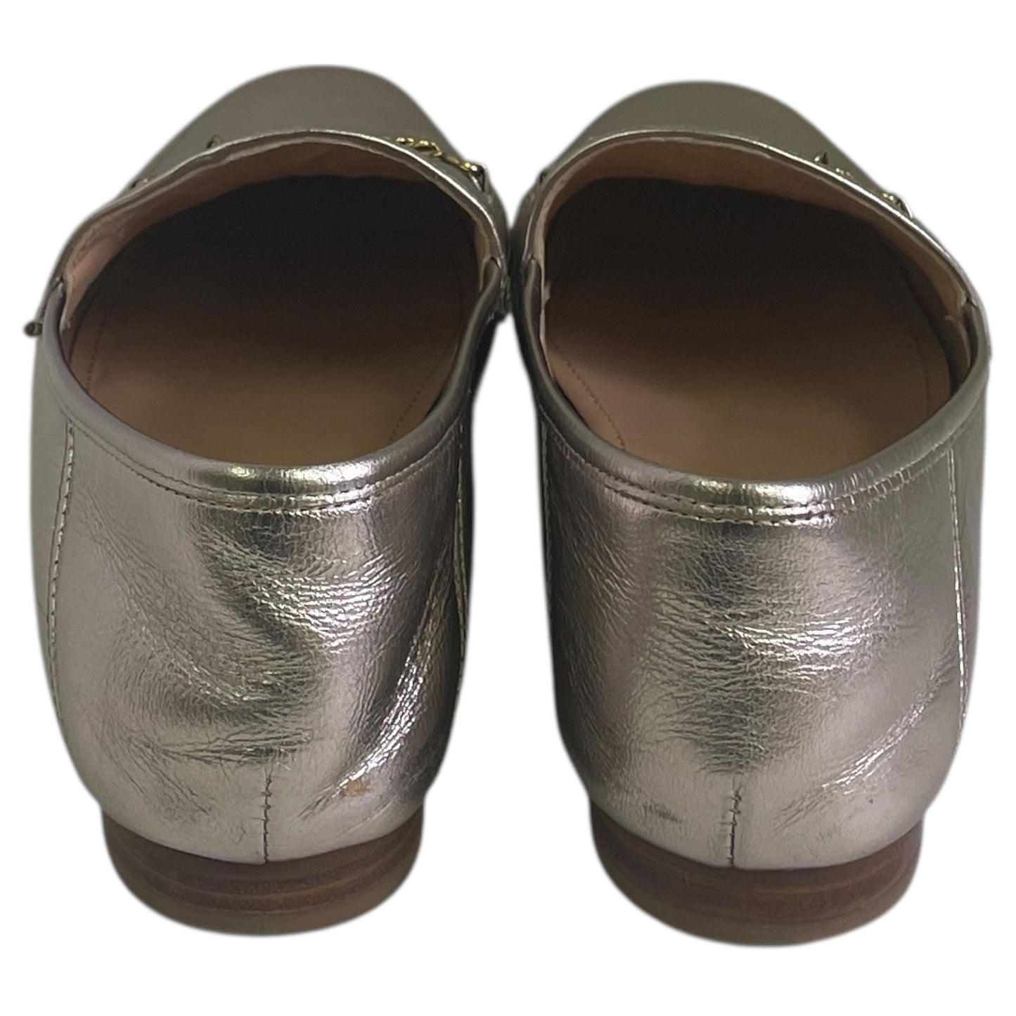 Shoes Designer By Coach In Gold, Size:8