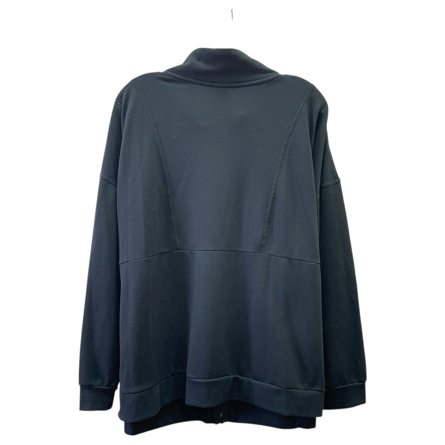 Athletic Jacket By Daisy Fuentes In Black, Size:3X