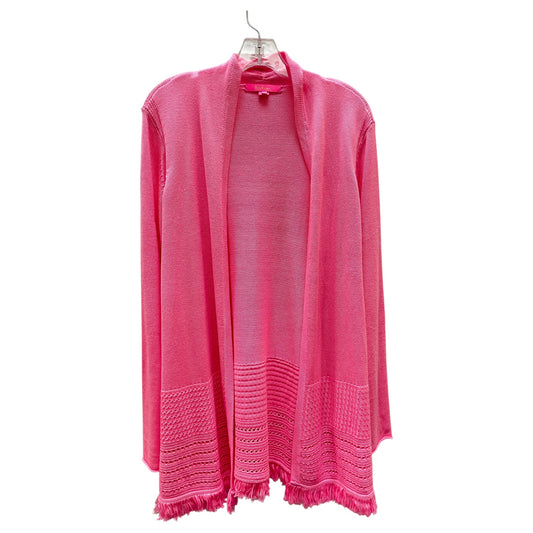 Cardigan Designer By Lilly Pulitzer In Pink, Size:Xxl