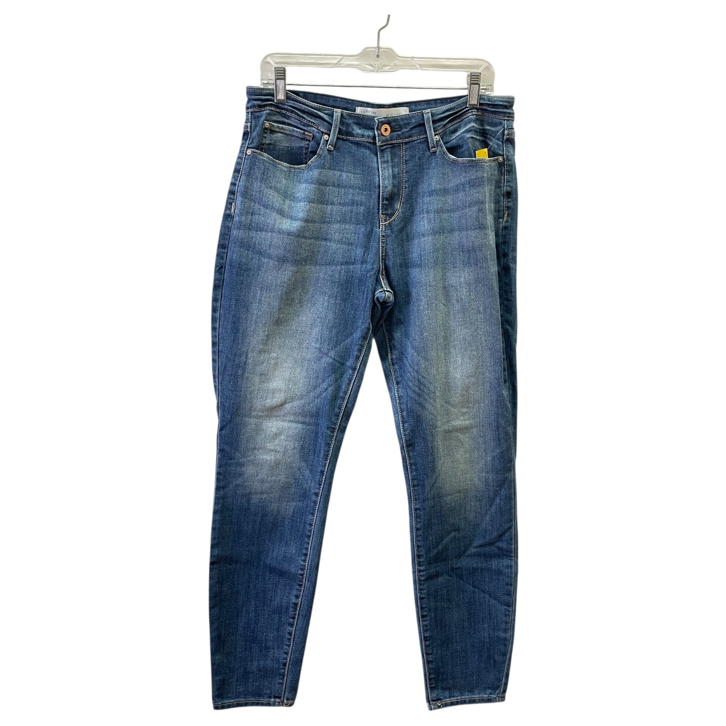 Jeans Straight By Levis Signature In Blue, Size:8