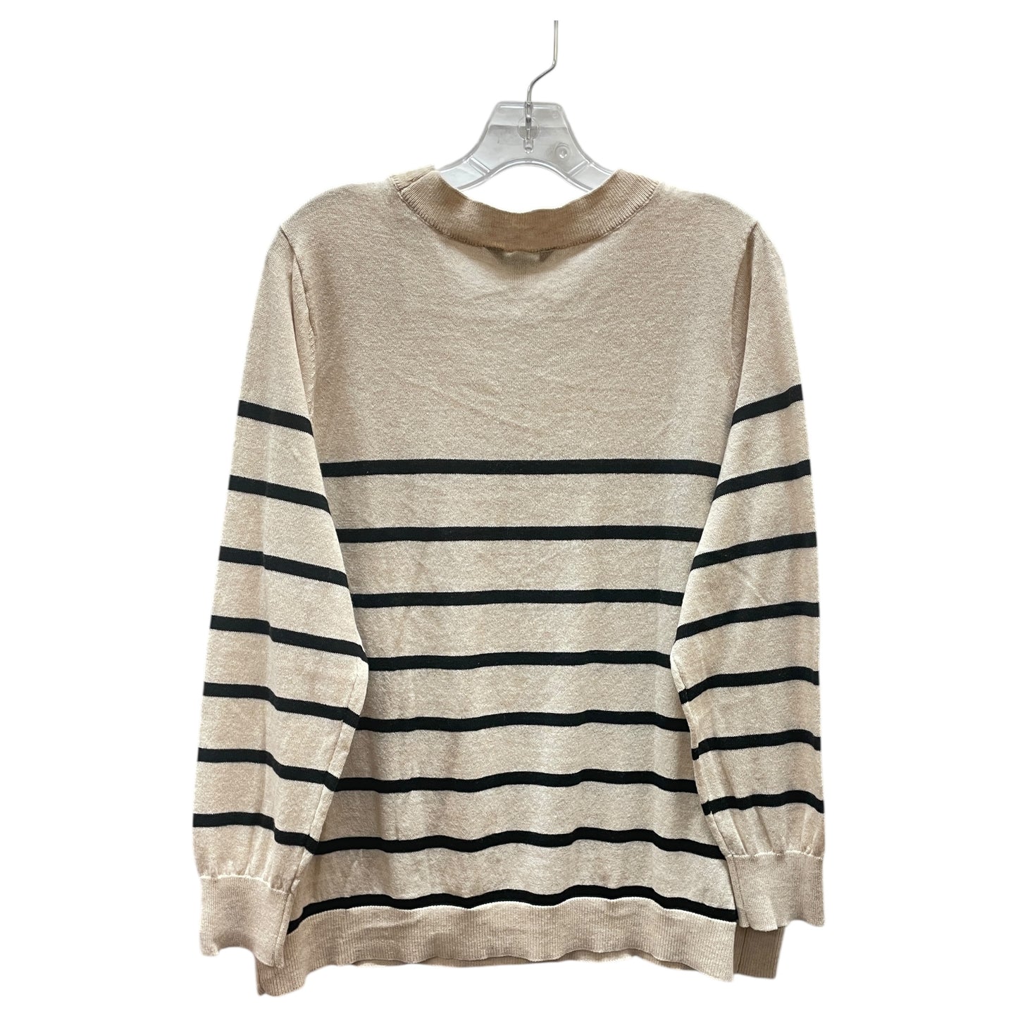 Sweater By Terra & Sky In Beige, Size:1X