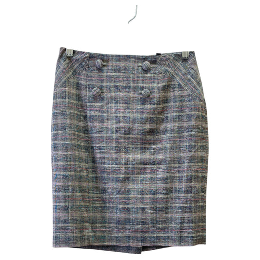 Skirt Maxi By White House Black Market In Plaid Pattern, Size:2P