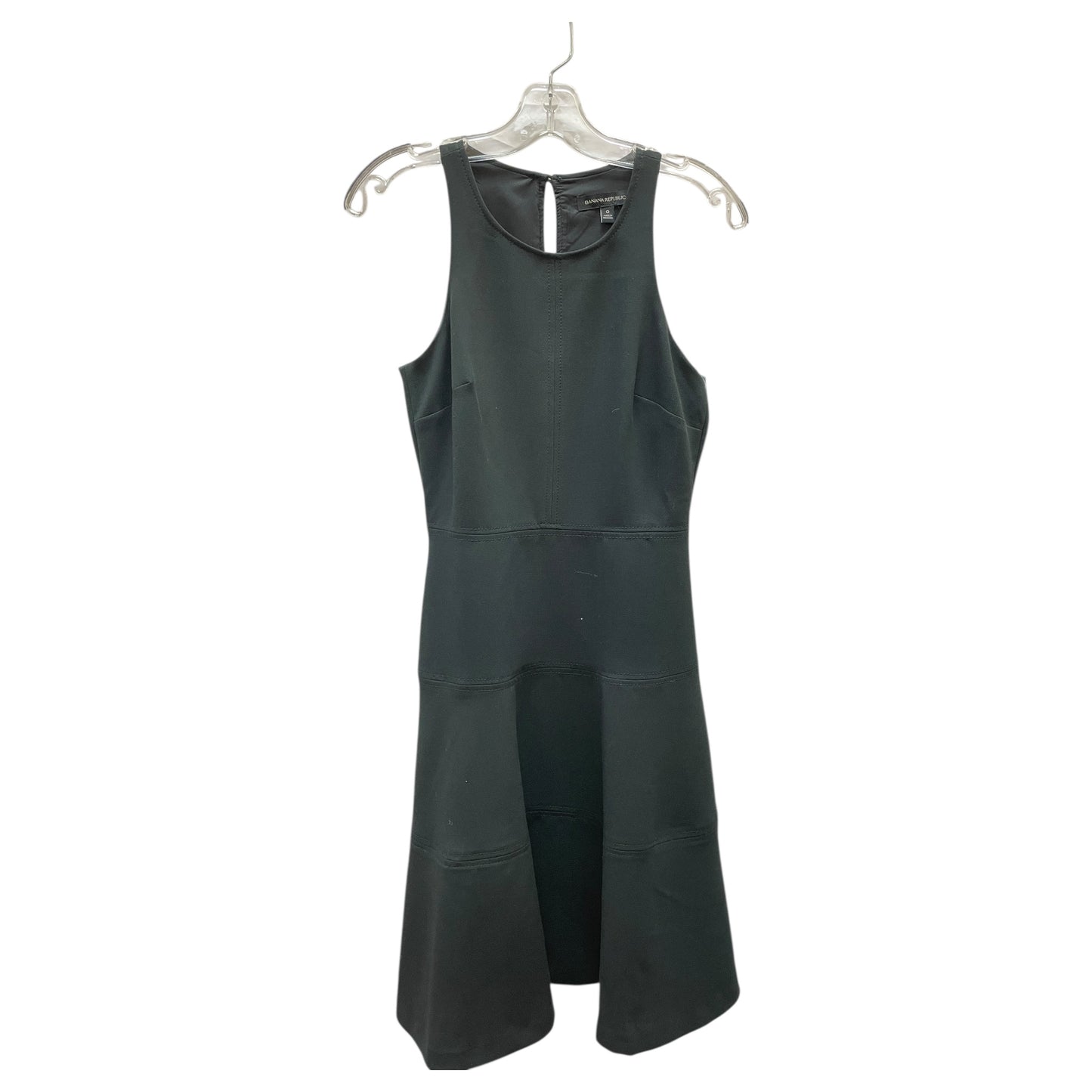 Dress Casual Midi By Banana Republic In Black, Size:0