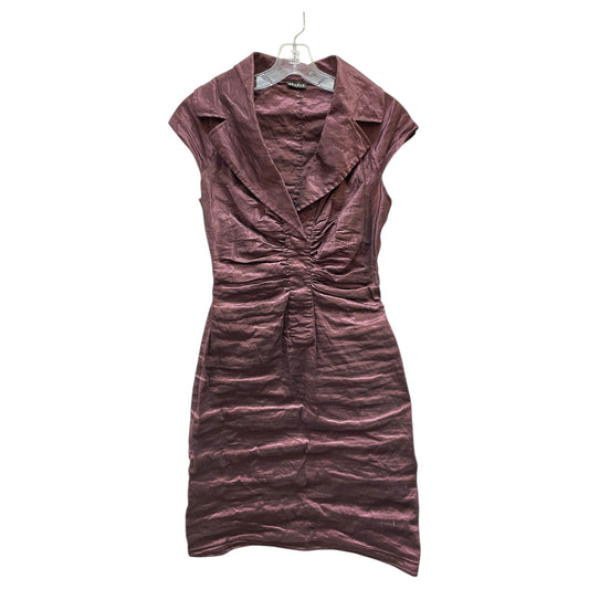Dress Casual Midi By SEARLE In Maroon, Size:0