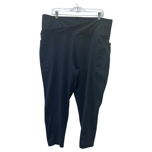 Athletic Leggings By Earth Yoga In Black, Size:2X