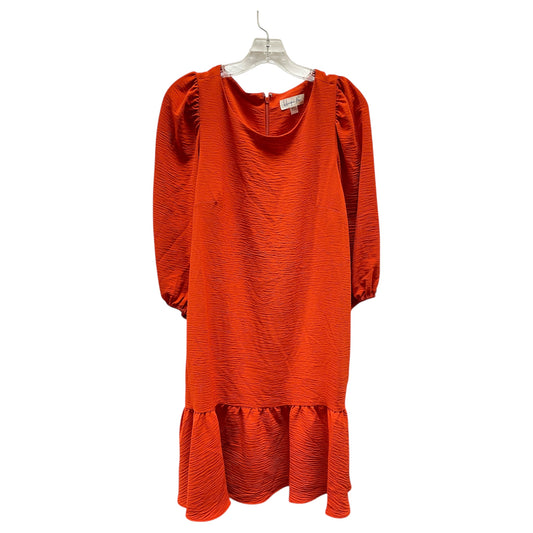 Dress Casual Midi By Harper In Orange, Size:L