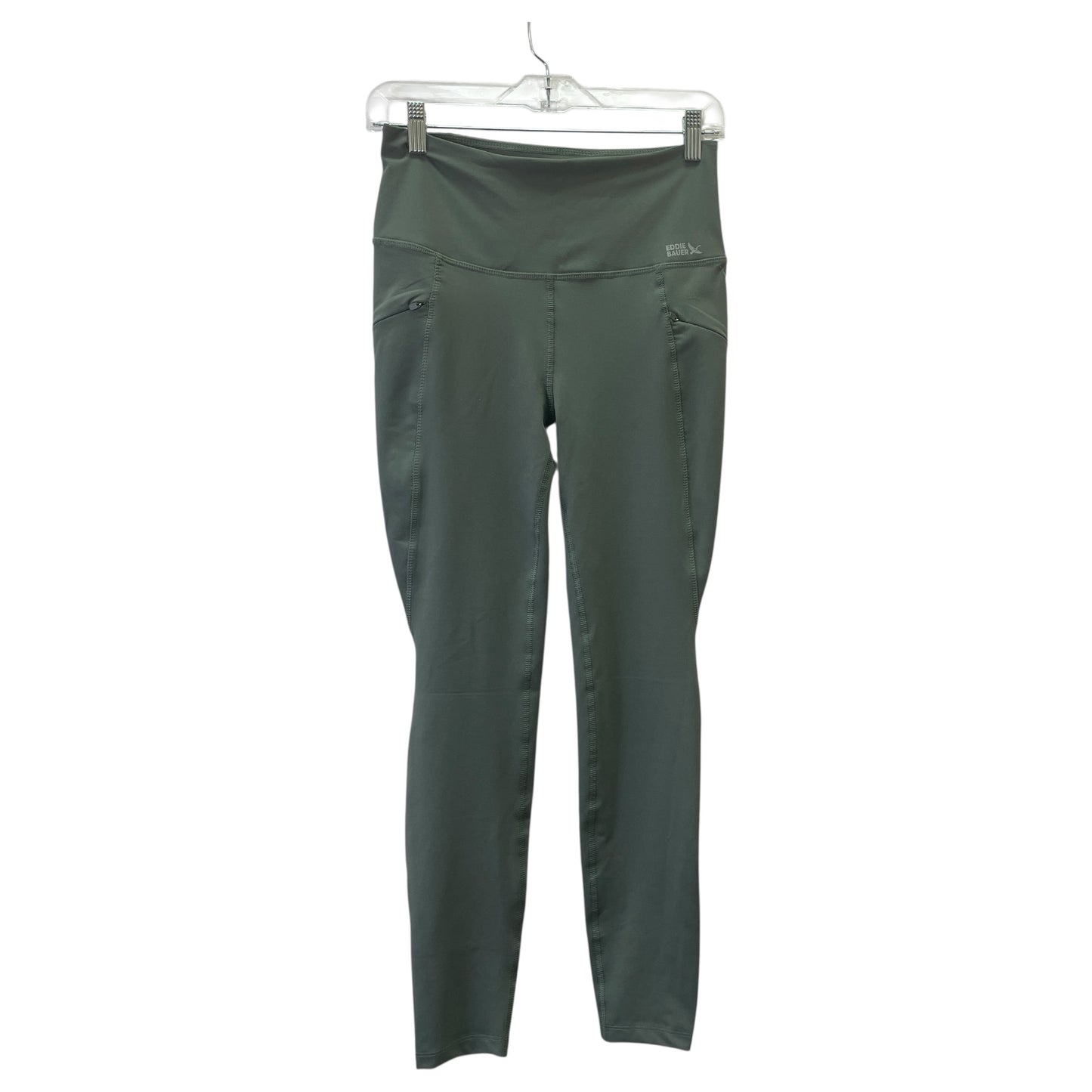Athletic Leggings By Eddie Bauer In Green, Size:S