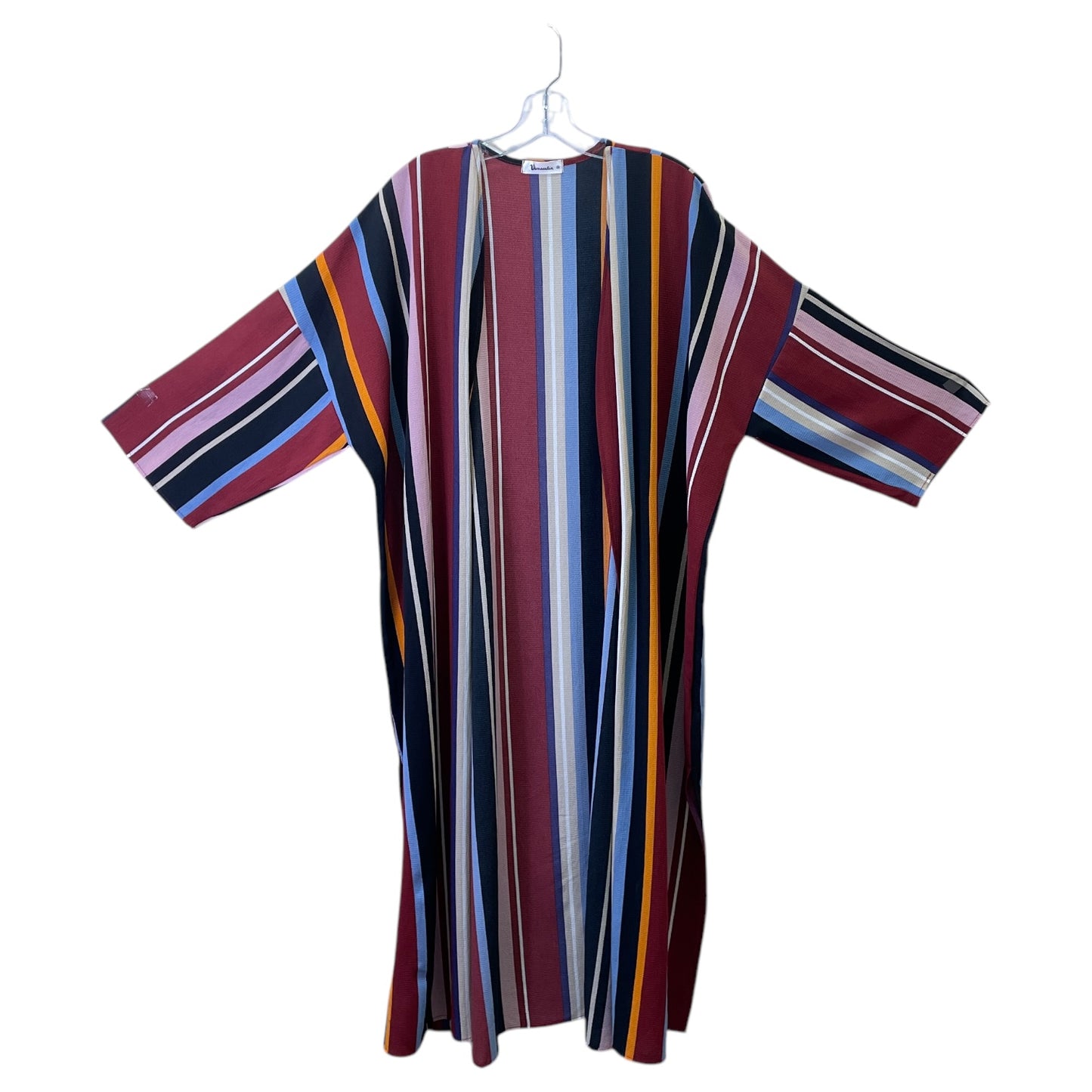 Kimono By vernacular In Striped Pattern, Size:M