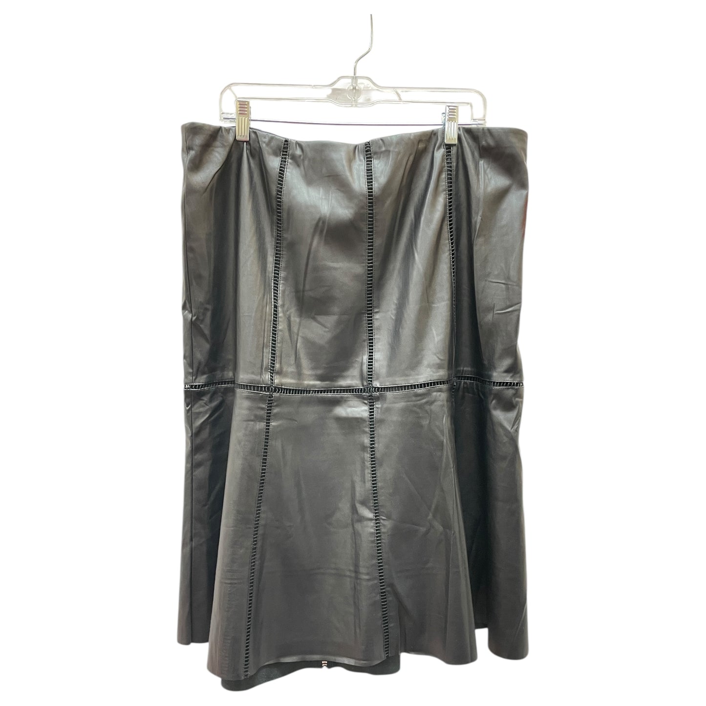 Skirt Midi By Chicos In Black, Size:18