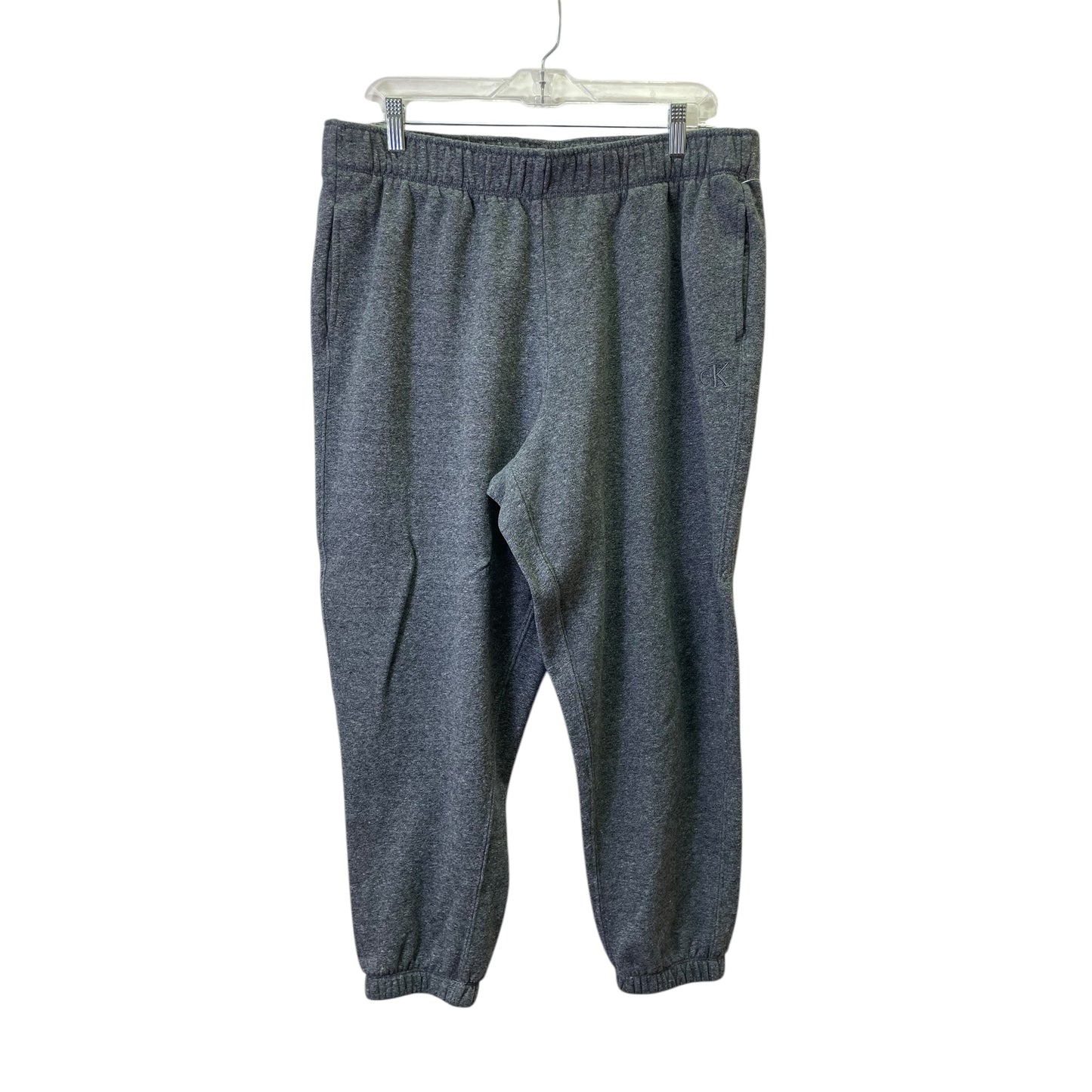 Athletic Pants 2Pc By Calvin Klein In Grey, Size:Xl