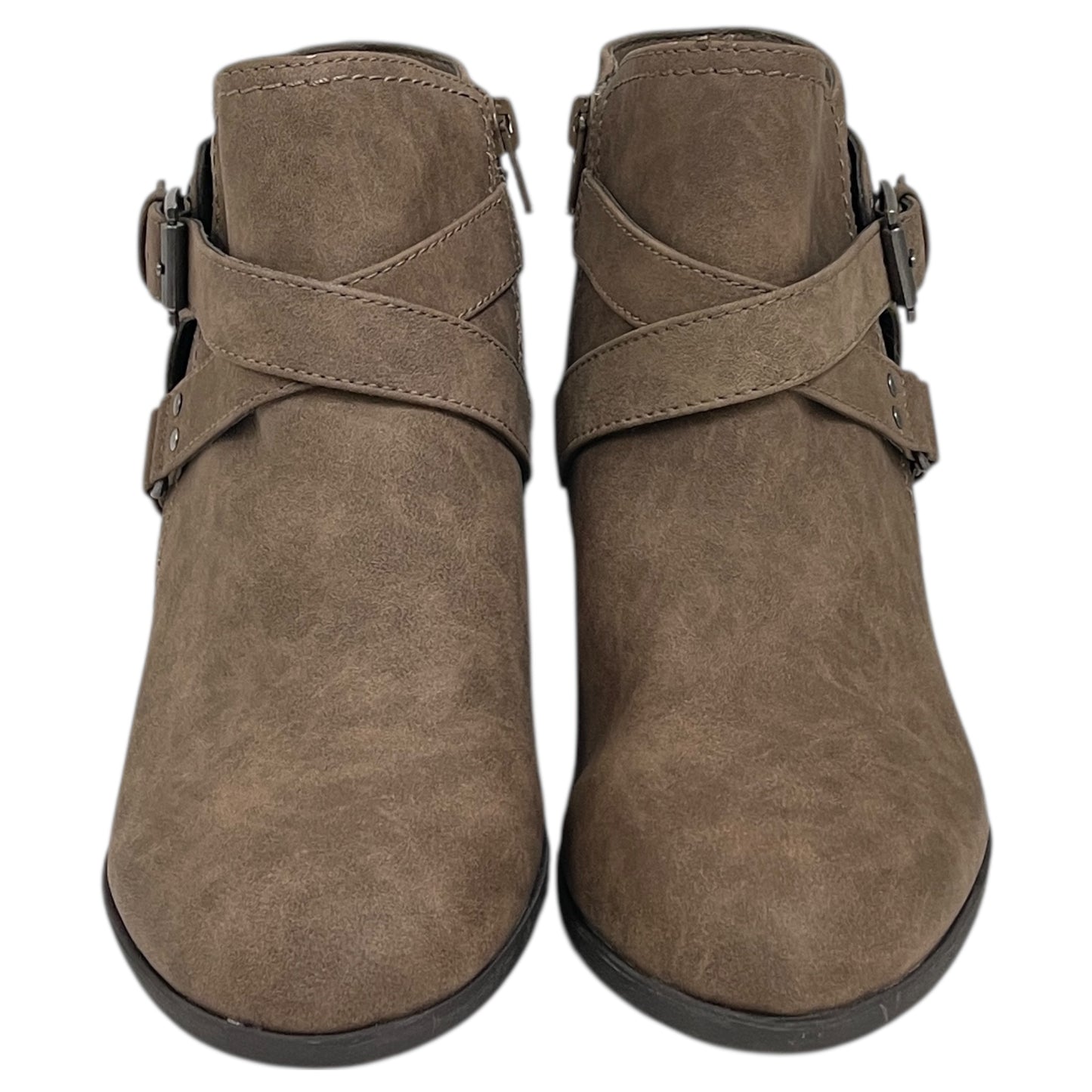 Boots Ankle Heels By Indigo Rd In Taupe, Size:8