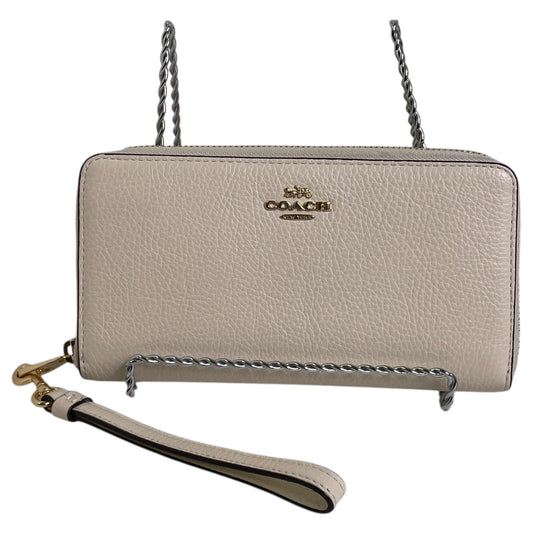 Wallet Designer By Coach In White, Size:Medium