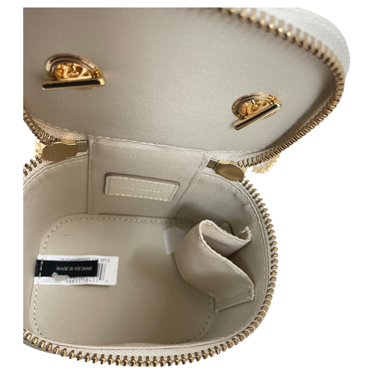 Handbag Luxury Designer By Marc Jacobs In Cream, Size:Small