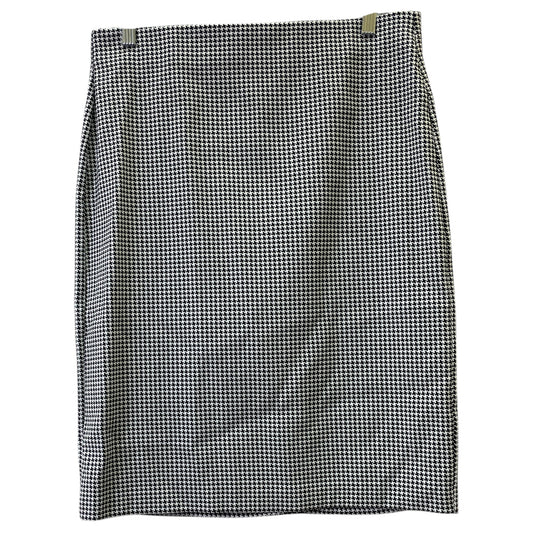 Skirt Mini & Short By Adrianna Papell In Black & White, Size:8