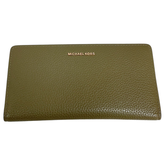 Wallet Designer By Michael Kors In Green, Size:Medium