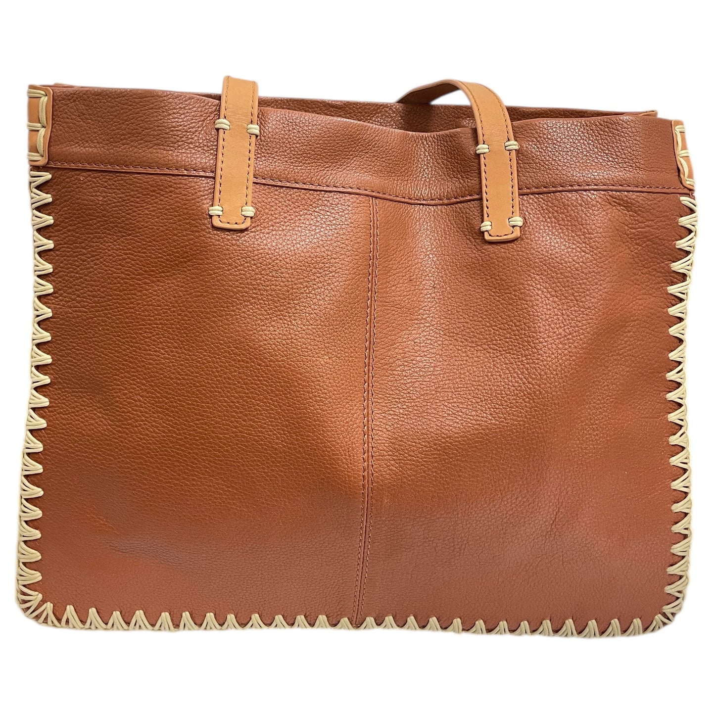 Tote By Isabella Fiore In Brown & Tan, Size:Large