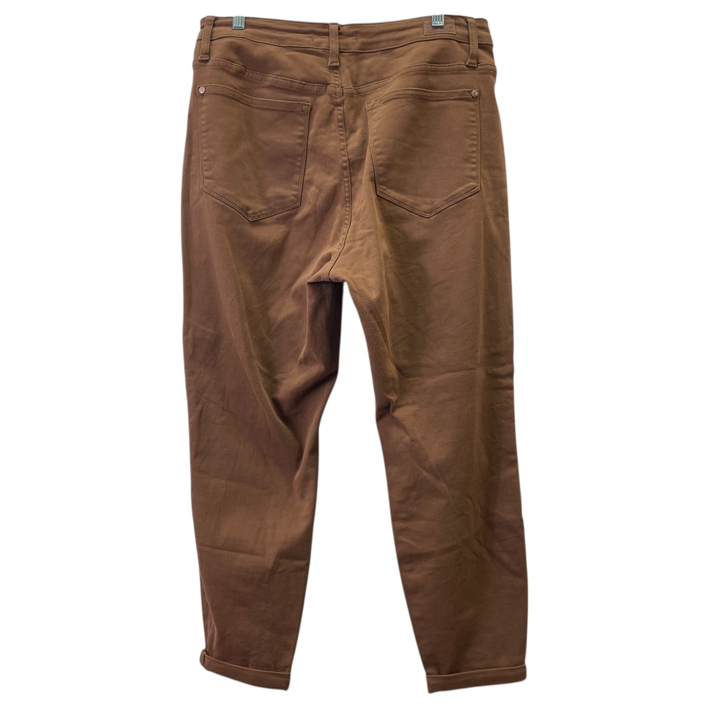 Jeans Straight By Judy Blue In Tan, Size:14