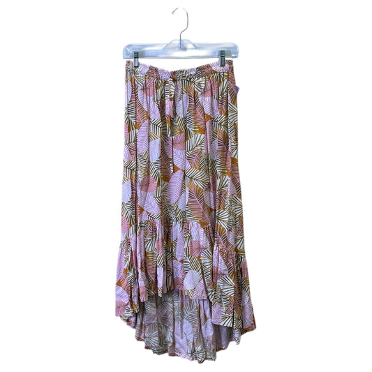 Skirt Maxi By north shore In Orange & Pink, Size:L