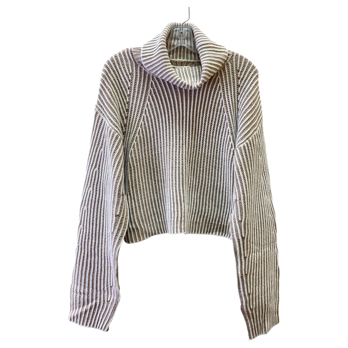 Sweater By Blanknyc In Tan & White, Size:M