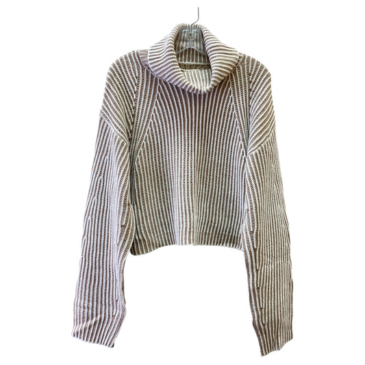 Sweater By Blanknyc In Tan & White, Size:M