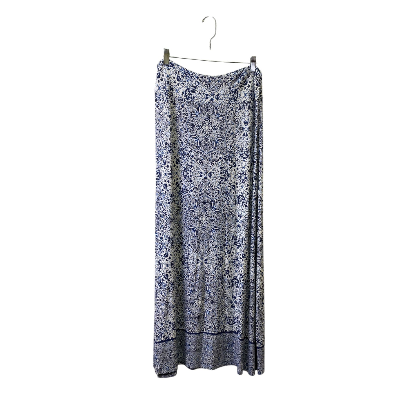 Skirt Maxi By Cynthia Rowley In Blue & White, Size:12