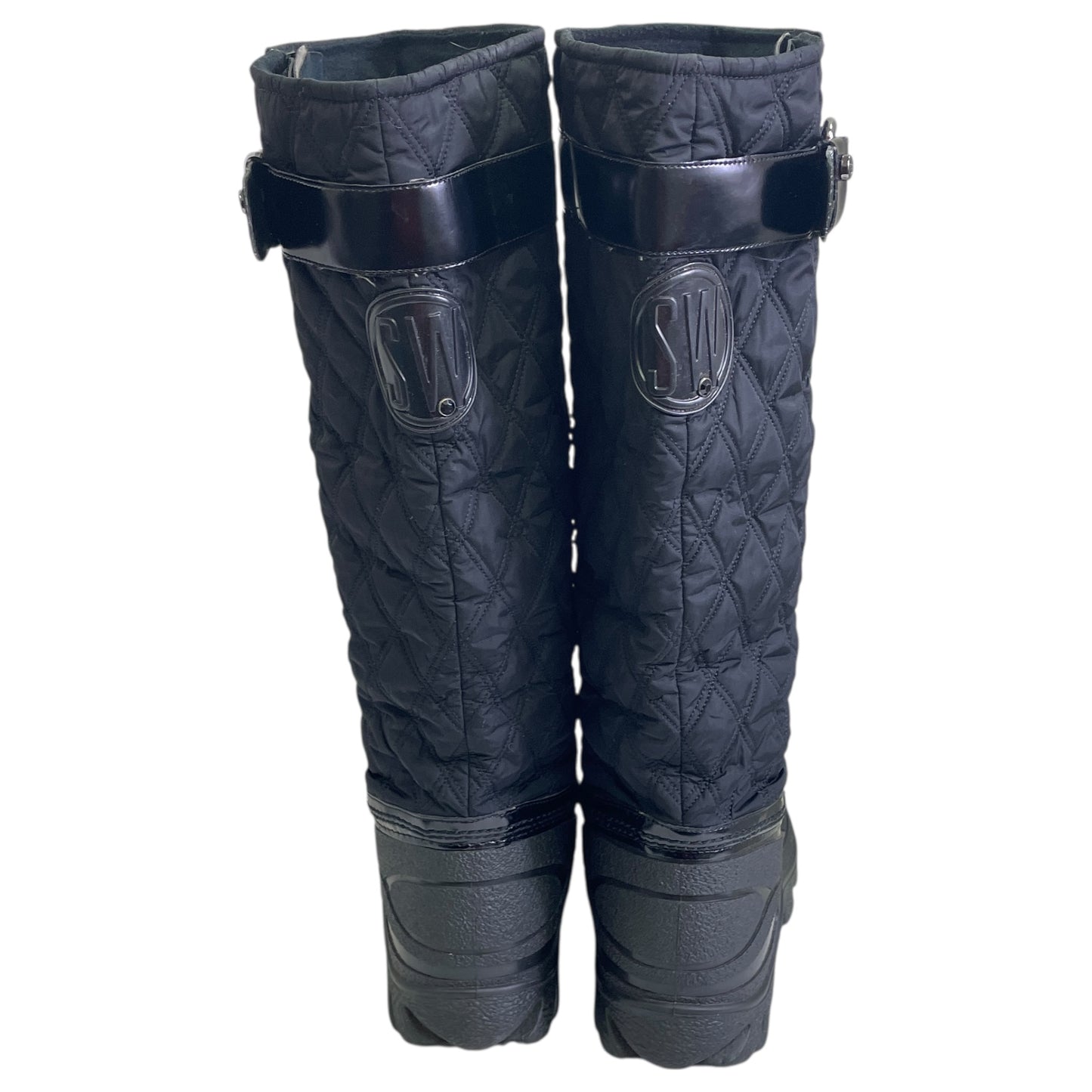 Boots Designer By Stuart Weitzman In Black, Size:7.5